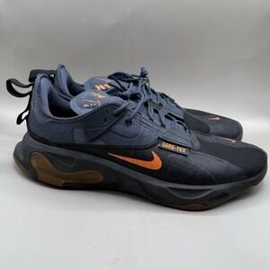Nike React GTX N.354 Gore-Tex Running Shoes Blue / Orange BQ4737-001 Mens 13